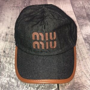 Miu Miu Denim Cap